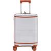 Pierre Cardin - Valigia Trolley rigido con rotelle girevoli 55x38x20 (Silver)