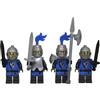 LEGO Ritter - Minifigure 4 personaggi dei cavalieri falconi, Black Falcon Knights (Ritter 2)
