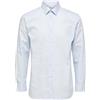 SELECTED HOMME Slhregethan Shirt LS Classic B Noos Camicia, Azzurro, S Uomo