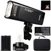 GODOX AD200Pro Pocket Flash Light Doppia Testa HSS 1/8000s TTL Con Batteria Ricaricabile 2900mAh e Fresnel Head Speedlite