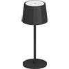 Wilmà Mini Lampada da Tavolo Led Ricaricabile Impermeabile Autonomia 5h | Lampada da Comodino in Alluminio IP54, Lampada Dimmerabile Led Ricaricabile Senza Fili con Touch Control e Antiribaltamento