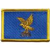 Flaggenfritze Patch ricamato Bandiera Italia Friuli Venezia Giulia - 8 x 6 cm