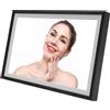 Bewinner Cornice Digitale WiFi da 10,1 Pollici e 16 GB, Cornice Digitale Touchscreen Intelligente 1280x800 con Chip Quad, Rotazione Automatica, Supporto Fino a 128G, (Spina europea)