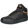 adidas Hoops Mid 3.0 Shoes Kids, Scarpe, Core Black/Core Black/preloved Yellow, 30.5 EU