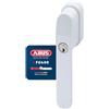 ABUS Maniglia per finestra con serratura FG400 - con cilindro a pressione e chiave - Sicurezza bambini e antifurto - Universale - Livello di sicurezza 5 - Bianco