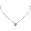 PROSILVER Collana Donna Argento 925 Collana Argento 925 Donna Cuore Collana Blu Dicembre Tanzanite Collanine Donna con Confezione