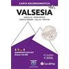 Geo4Map 102 Valsesia. Quadrante sud-est. Varallo, Borgosesia, Monte Fenera, Cellio, Postua 1:25.000. Ediz. multilingue