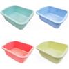 Ecoplast | Bacinella Plastica Rettangolare 15 Lt, Colori Assortiti Lavanda/Rosa/Azzurro/Verde, 38x31x13,5, Made in Italy