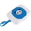 UPALDHOU Scatola Portatile per Salviette Umidificate con Pulsante di Apertura, Design Sospeso per Passeggini e Culle, Materiale PP Resistente (#03)