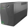 Elsist NEMOLED 80 Gruppo di Continuità 800VA 360W LED UPS Nero Line Interactive 2 Schuko