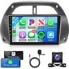 Rimoody 8 Core 4G+64G Android 13 Autoradio 2 Din per Toyota RAV4 2001-2006 con Carplay Android Auto GPS Navi WiFi 9 pollici Autoradio con Mirror Link Bluetooth FM/RDS/DAB/OBD/DVR Telecamera Posteriore