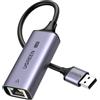 UGREEN 2.5 G Adattatore Ethernet USB 3.0 a RJ45, Convertitore LAN USB-A 2500 Mbps Scheda di Rete Plug and Play in Alluminio in Windows 11 MacOS Compatibile con PC Laptop Router NA