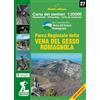Monti Raffaele Parco Regionale della Vena del Gesso Romagnola. carta dei sentieri 1:25000