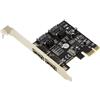 KALEA-INFORMATIQUE Scheda controller PCI EXPRESS PCIe 2 PORTI SATA 3 6G - Prese SATA interne e/o eSATA esterne con chipset ASM1061