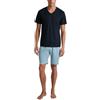 CALIDA Cotton Special Pigiama, Dolphin Blue, 52-54 Uomo