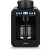 Lauben Grind&Drip Coffee Maker 600BB, piccola macchina da caffè con macina integrata, filtro lavabile, spegnimento automatico, tecnologia antigoccia, contenuto 2-4 tazze (0,56 l)