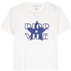 Christian Dior Pre-Owned - T-shirt con stampa - Donna - cotone/lino - 32 - Bianco