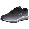 Skechers Skech-air Element 2.0 K, Sneakers Donna, Black Black Black White Mesh Trim Bkw, 35 EU