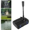 Forever Speed 4 in 1 - Pompa per Fontana con Filtro, 11 W chiarificatore UV, 2500 l/h, con Cavo di Alimentazione da 10 m, per Giardini e fontane