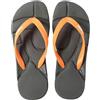 TEidea Infradito Uomo Flip Flops Uomini: Eleganti Infradito Da Spiaggia Per Uomini Per Le Pantofole Estive-Arancia Grigia-45