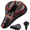 YOUNGDO Coprisella Bici Gel, Copri Sella Sellino Bici in Gel, Morbido e Confortevole, con Copertura Impermeabile, per Bici da città, Bici da strada, MTB, E-Bike