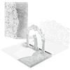 Vicloon Biglietto d'Auguri, 3D Pop Up Matrimonio Carta, con Busta, Invito di Nozze Abbracciare Gli Sposi per Valentine's Day e Anniversaire