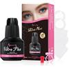 Beauty7 5ml Colla Nera Per Estensione Ciglia Ultra Plus Essiccazione 3-4 Secchi Anti-irritante Gel Black Eyelash Extension Anallergico .