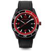Audi Orologio da Polso Sportivo da Uomo, Nero/Rosso 3102000200