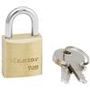 Master Lock 4120KA-132 Lucchetto con Chiavi in Ottone, Oro, 3.4 x 2 x 1 cm