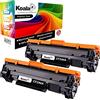 Koala Compatibili Cartuccia Toner Sostituzione per HP 44A CF244A Multipack per HP LaserJet Pro MFP M28a M28w M28 M15a M15w M15 Stampante (Nero, Pacco din 2)