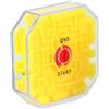 Sipobuy Cubo 3D Puzzle Magico Labirinto Equilibrio Labirinto Palla Rotolante Giocattoli, Apprendimento Educativo Fidget Giocattolo per Bambini Bambini Ragazzi Ragazze, Taglia Piccola (Giallo)