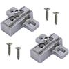 GAMOBIFER SALICE Base Serie 200 con Montaggio Tradizionale. Basetta Cerniera per Ante e Sportelli. (CROCE H09 ASIMMETRICA ZAMA)