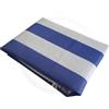 Generico Tenda Sole Esterno Righe (Blu_Bianco, 145x250)