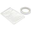 Merriway Bulk Hardware BH04947 Kit d'Isolamento per Porte e Finestre con Nastro Biadesivo in Dotazione, 6 x 1.5 m, Bianco
