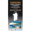 Spanu Sardegna. Carta stradale e turistica 1:300.000. 78 spiagge con foto, descrizione e servizi-Road and visitor map 1:300.000. 78 beaches with pictures, description and facilities. Ediz. bilingue