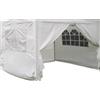 VivaGarden Set Pareti Lat. Gazebo da Giardino Professional 3x4,5 Poliestere Bian