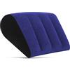 Wieprima Cuscino Gonfiabile Cuscino a Cuneo - Cuscino Gambe per Dormire, Cuscino Lombare Riduce la pressione della vita e della schiena, Cuscino Cuneo Portatile per Letto Viaggio Campeggio, Blu