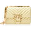 Pinko Love One Mini Dc Sheep Nappa Chevron, Borsa Donna, S14q_fieno-antique Gold, Taglia unica
