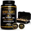 Biotary Shilajit 260 capsule | Estratto 50:1 (= 75.000 mg di Shilajit per dose) | almeno 85 giorni | 50% acido fulvico + 16% acido umico | scatola pillole inclusiva | 100% puro e originale | Vegano e senza