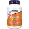 Now Foods, Caprylic Acid (Acido Caprilico), 600mg, 100 Softgels, Testato in Laboratorio, Senza Glutine, Senza Soia, non OGM