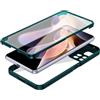 Belzsxy Cover per Xiaomi Redmi Note 13 Pro 4G, Custodia Antiurto 360 Gradi con Protezione Schermo Integrata Rugged Doppia Faccia Bumper Fronte Retro Full Case,Verde