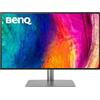 Benq Monitor Led 31.5'' BenQ PD3225U 4K Ultra HD 3840x2160/5ms/classe F/Nero/Argento [9H.LLYLA.TBE]