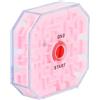 Sipobuy Cubo 3D Puzzle Magico Labirinto Equilibrio Labirinto Palla Rotolante Giocattoli, Apprendimento Educativo Fidget Giocattolo per Bambini Bambini Ragazzi Ragazze, Taglia Piccola (Rosa)