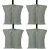 ABCCANOPY Confezione da 4 sacchi di sabbia per gazebo, di grado industriale, resistenti, con doppia cucitura, per gazebo pop-up, ombrelloni, mobili da esterno (grigio)