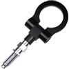 JNNJ Gancio di Traino Auto Trasportatore Ganci, Veicolo da Corsa Barra Traino, Autocarro Gancio Borsa Anello di Traino per Auto Ganci Rimorchio, per Auto da Corsa Gancio FX35/FX45/FX50 QX70(Nero)