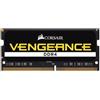 CORSAIR RAM VENGEANCE SODIMM 8GB 1X8GB DDR4 2666 PC4-21300 C18 1.2V