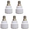 DZYDZR 5pcs Conversione Portalampada E14 a GU10 Adattatore Adatto Per Lampadine a LED