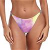 RELLECIGA Moda Mare Donna Slip Bikini Tanga Regolabile con Fibbia in Metallo Daisy L