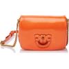 Pinko Love Click Puff Baby Soft Naplack, Borsa Donna, A80b_arancione-block Color, Taglia unica