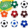 KUAOWT Calcio Balilla 32mm, 8 Pezzi Professionale Biliardino da Tavolo Piccole Palline Calcio Balilla Ricambio, Colorate di Palline Calcio Balilla per Bambini Adulti Esterno Casa da Tavolo Gioco Accessorio